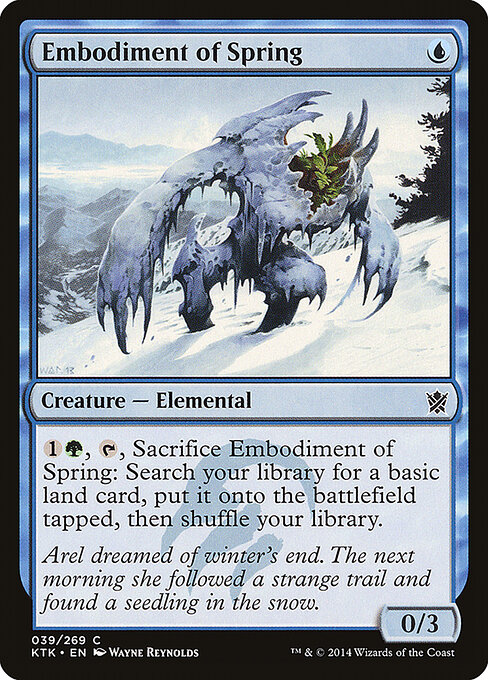 Khans of Tarkir - 39 - Embodiment of Spring - Common