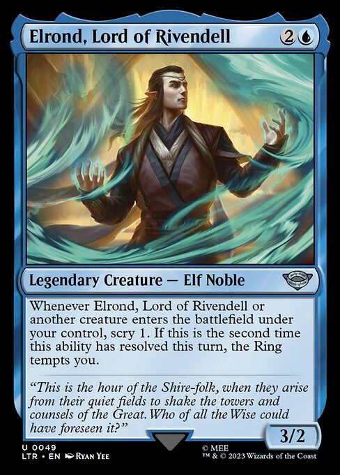 The Lord of the Rings: Tales of Middle-earth - 49 - Elrond, Lord of Rivendell - Uncommon