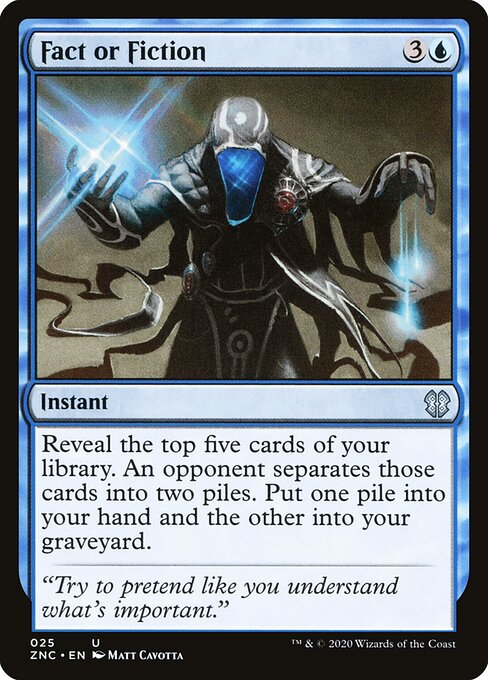 Zendikar Rising Commander - 25 - Fact or Fiction - Uncommon
