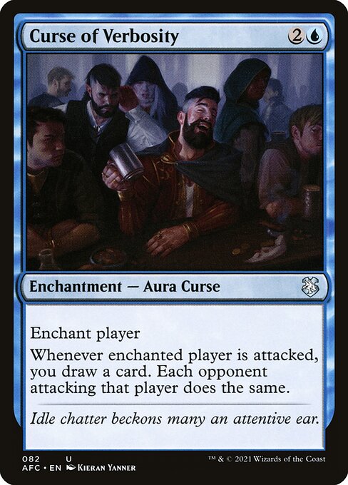 Forgotten Realms Commander - 82 - Curse of Verbosity - Uncommon