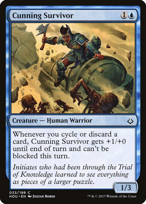Hour of Devastation - 33 - Cunning Survivor - Common