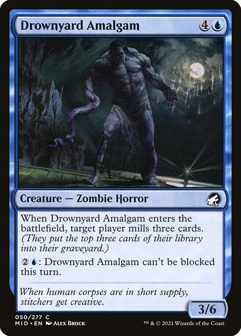 Innistrad: Midnight Hunt - 50 - Drownyard Amalgam - Common