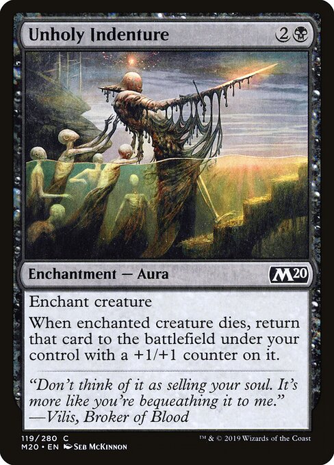 Core Set 2020 - 119 - Unholy Indenture - Common
