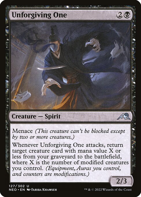 Kamigawa: Neon Dynasty - 127 - Unforgiving One - Uncommon