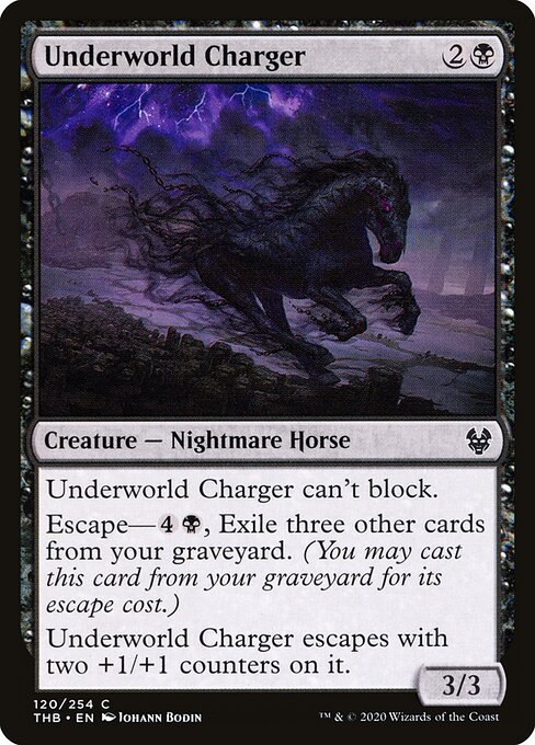 Theros Beyond Death - 120 - Underworld Charger - Common