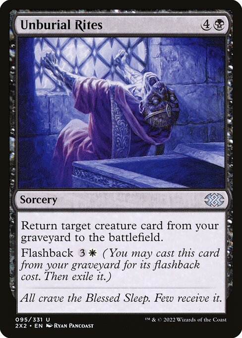 Double Masters 2022 - 95 - Unburial Rites - Uncommon