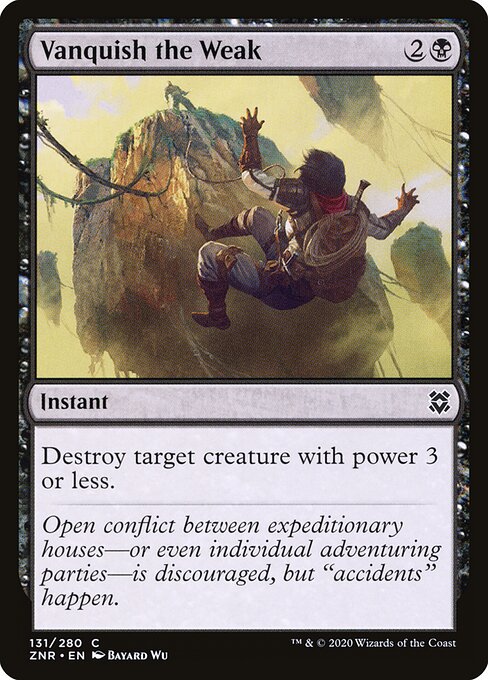 Zendikar Rising - 131 - Vanquish the Weak - Common