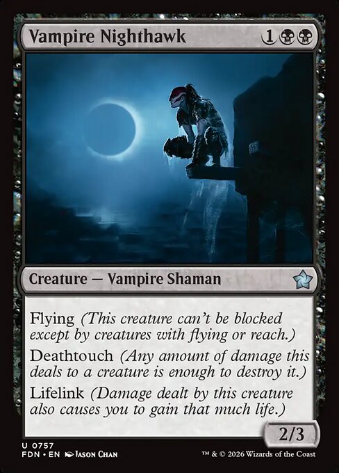 Foundations - 757 - Vampire Nighthawk - Uncommon