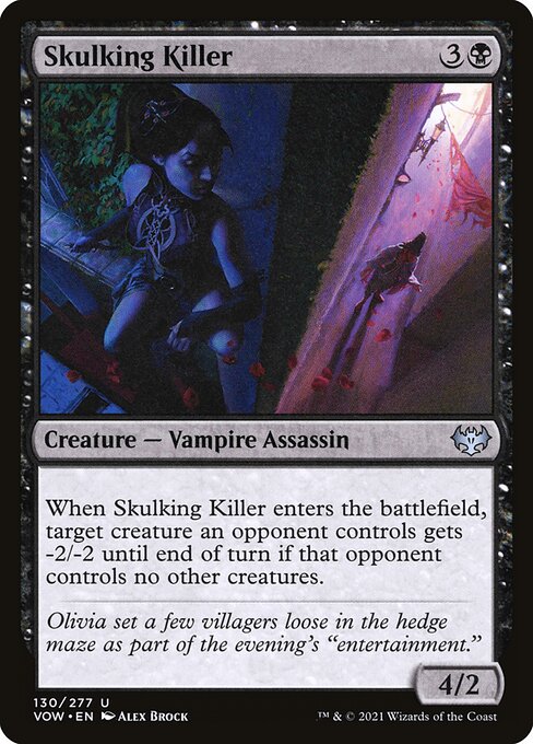 Innistrad: Crimson Vow - 130 - Skulking Killer - Uncommon
