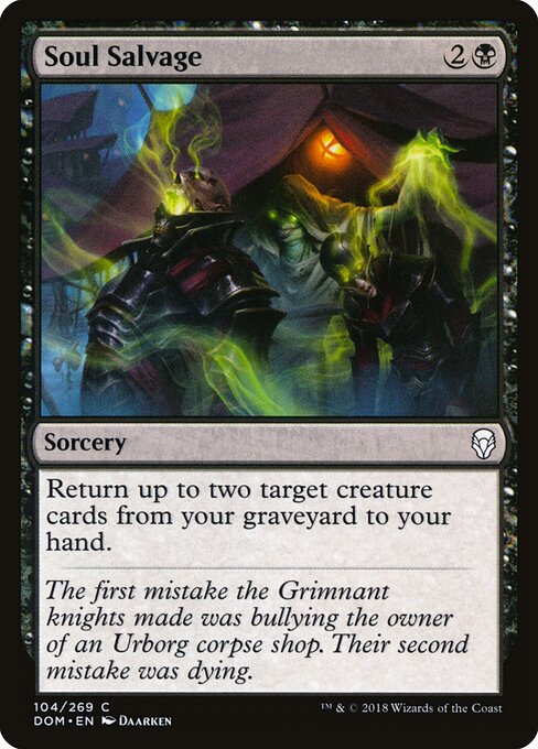 Dominaria - 104 - Soul Salvage - Common