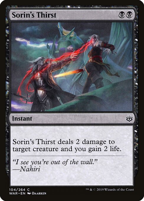 War of the Spark - 104 - Sorin's Thirst - Common