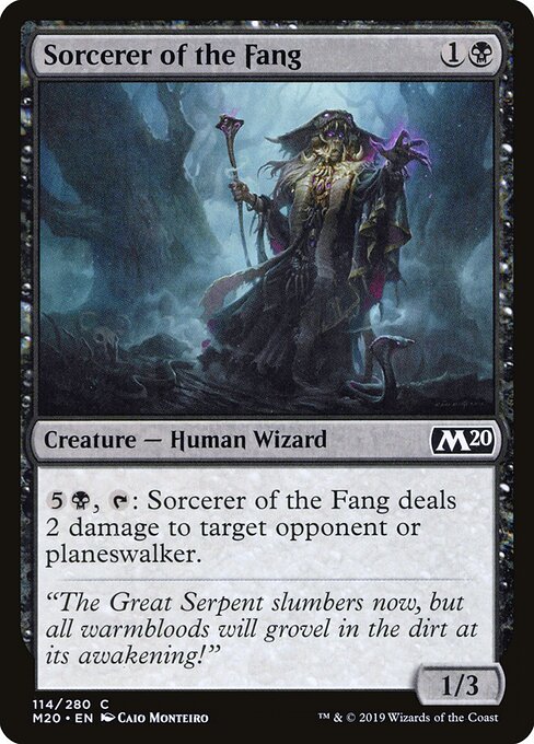 Core Set 2020 - 114 - Sorcerer of the Fang - Common
