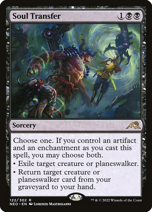 Kamigawa: Neon Dynasty - 122 - Soul Transfer - Rare
