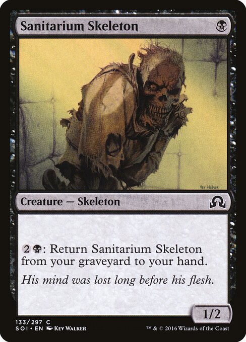 Shadows over Innistrad - 133 - Sanitarium Skeleton - Common