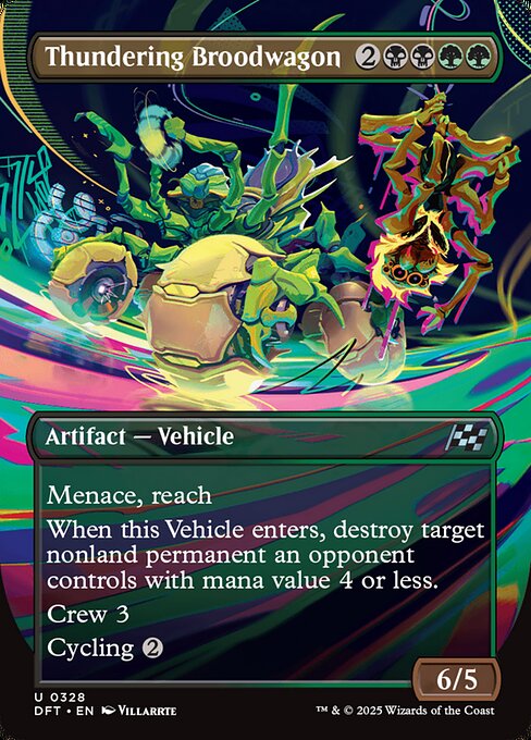 Aetherdrift - 328 - Thundering Broodwagon - Uncommon