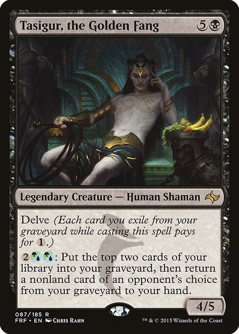 Fate Reforged - 87 - Tasigur, the Golden Fang - Rare