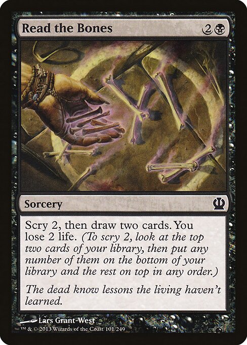 Theros - 101 - Read the Bones - Common