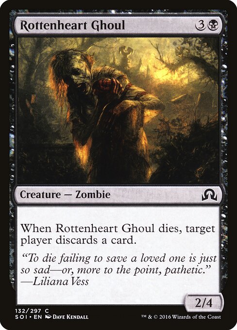 Shadows over Innistrad - 132 - Rottenheart Ghoul - Common