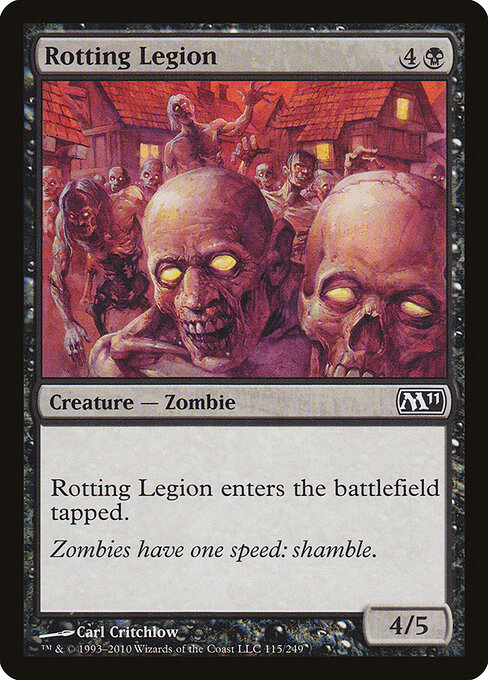 Magic 2011 - 115 - Rotting Legion - Common