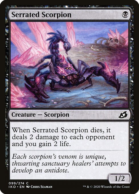 Ikoria: Lair of Behemoths - 99 - Serrated Scorpion - Common