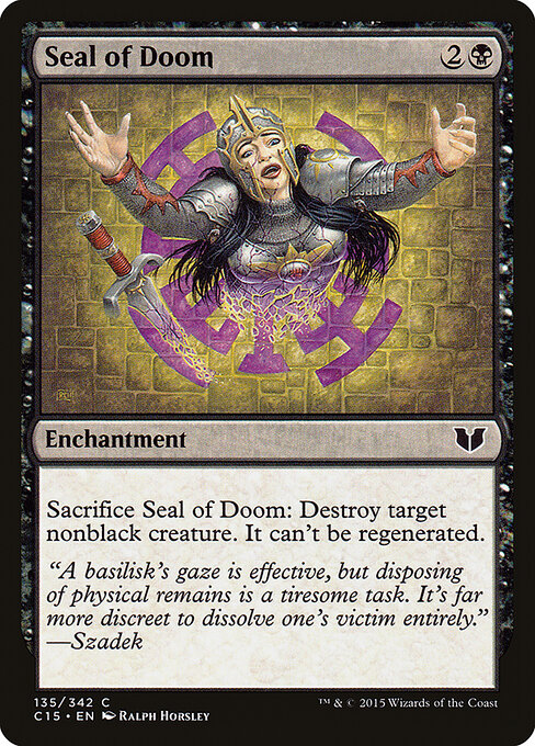 Commander 2015 - 135 - Seal of Doom - Common