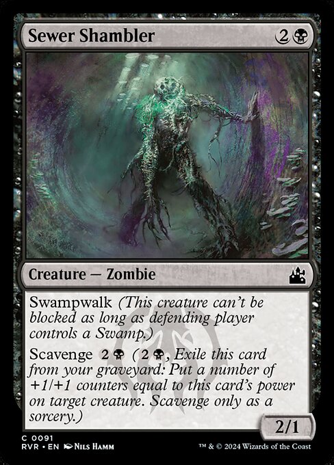 Ravnica Remastered - 91 - Sewer Shambler - Common