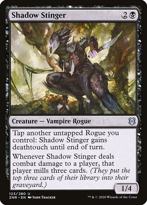 Zendikar Rising - 123 - Shadow Stinger - Uncommon