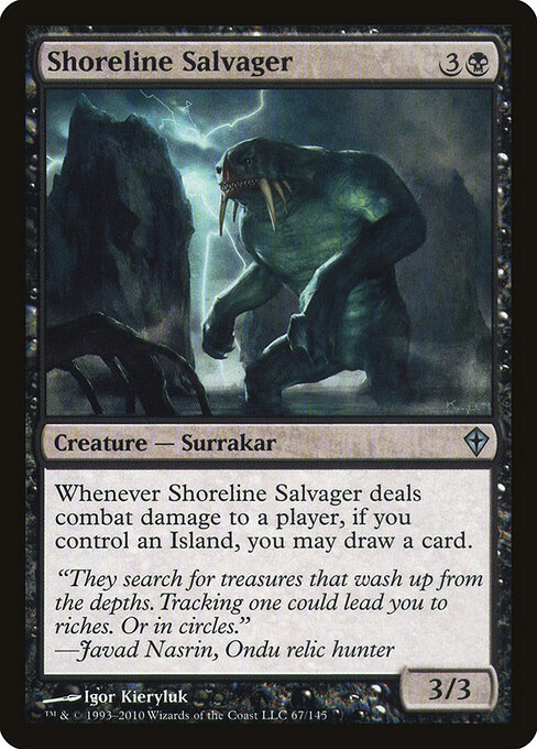 Worldwake - 67 - Shoreline Salvager - Uncommon