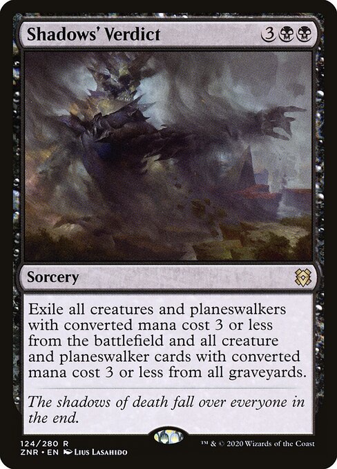 Zendikar Rising - 124 - Shadows' Verdict - Rare