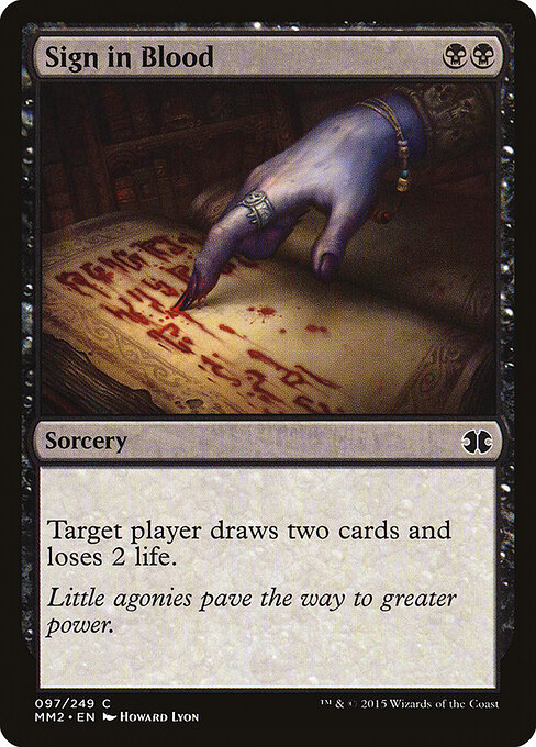 Modern Masters 2015 - 97 - Sign in Blood - Common