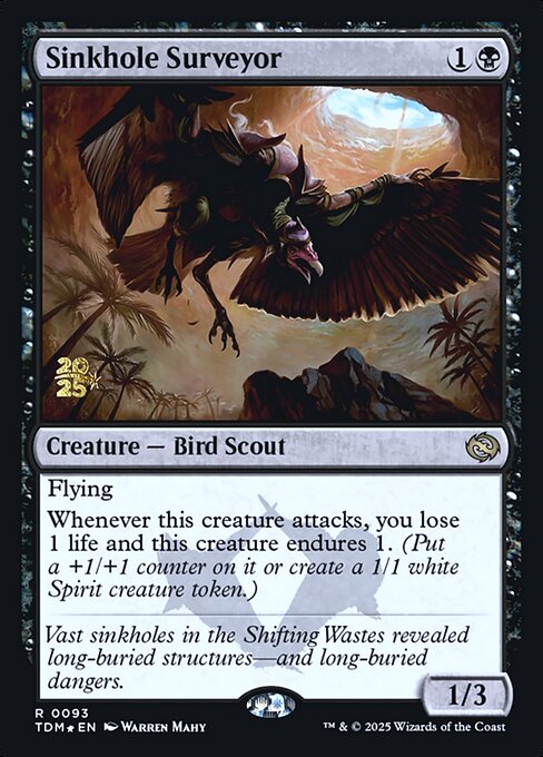 Tarkir: Dragonstorm Promos - 93s - Sinkhole Surveyor - Rare
