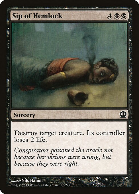 Theros - 106 - Sip of Hemlock - Common