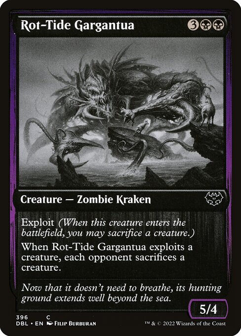 Innistrad: Double Feature - 396 - Rot-Tide Gargantua - Common