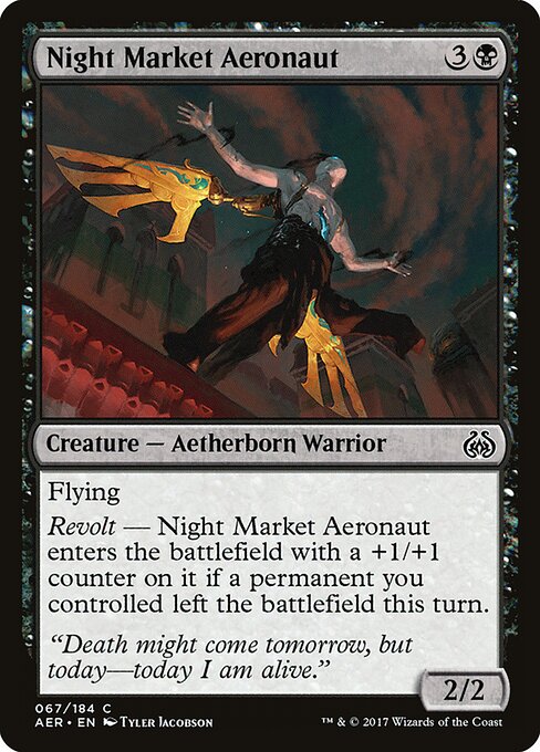 Aether Revolt - 67 - Night Market Aeronaut - Common