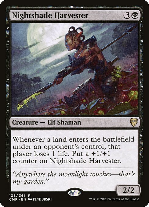 Commander Legends - 138 - Nightshade Harvester - Rare
