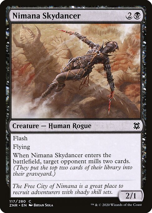 Zendikar Rising - 117 - Nimana Skydancer - Common