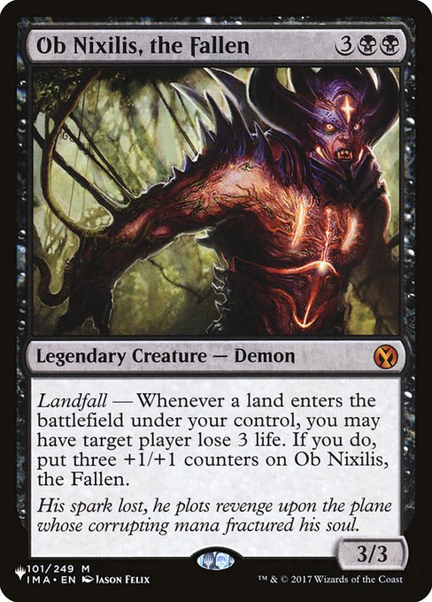 The List - IMA-101 - Ob Nixilis, the Fallen - Mythic