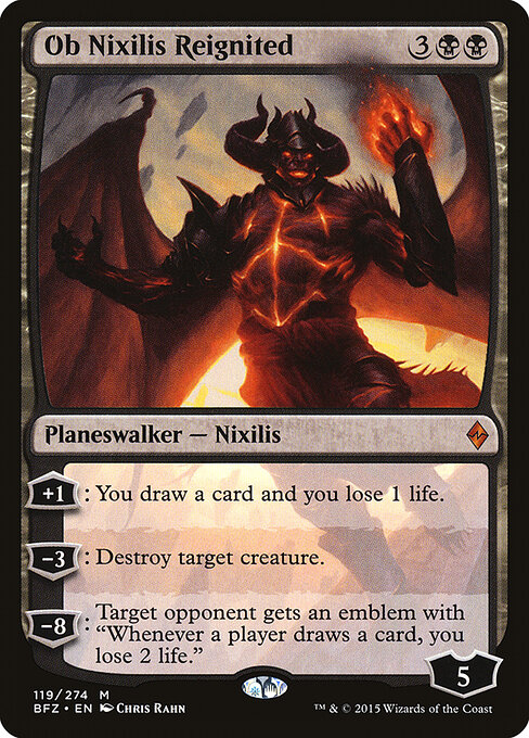 Battle for Zendikar - 119 - Ob Nixilis Reignited - Mythic