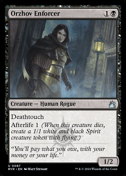 Ravnica Remastered - 87 - Orzhov Enforcer - Uncommon