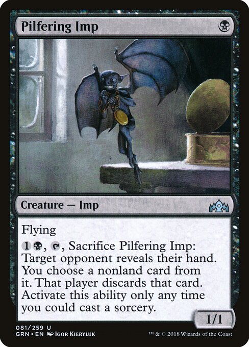 Guilds of Ravnica - 81 - Pilfering Imp - Uncommon