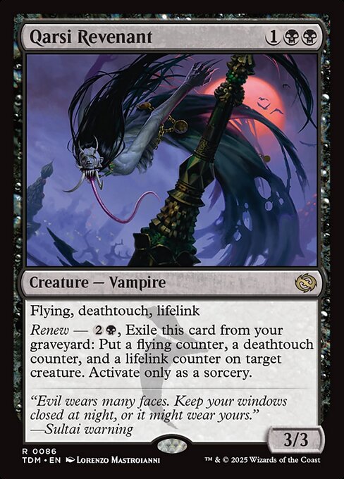 Tarkir: Dragonstorm - 86 - Qarsi Revenant - Rare