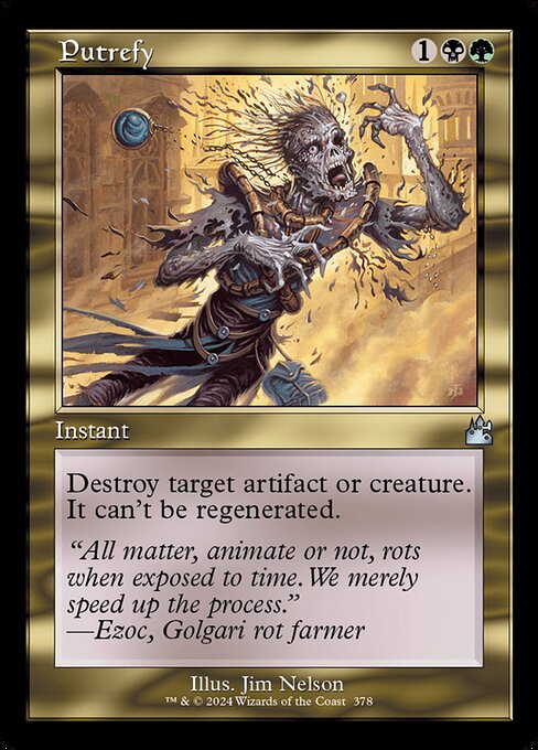 Ravnica Remastered - 378 - Putrefy - Uncommon