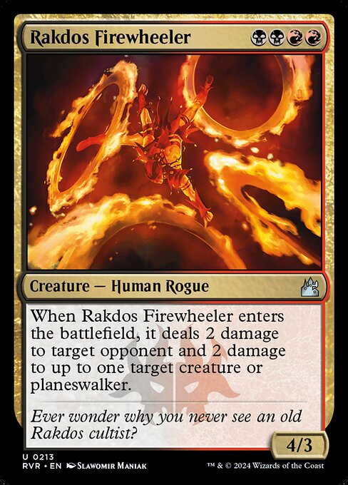 Ravnica Remastered - 213 - Rakdos Firewheeler - Uncommon