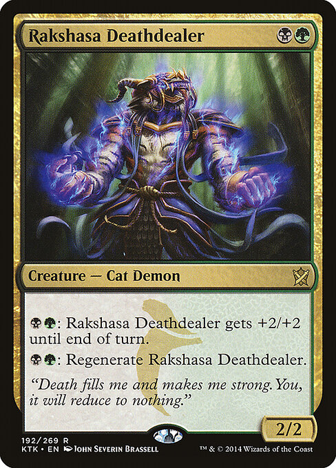 Khans of Tarkir - 192 - Rakshasa Deathdealer - Rare
