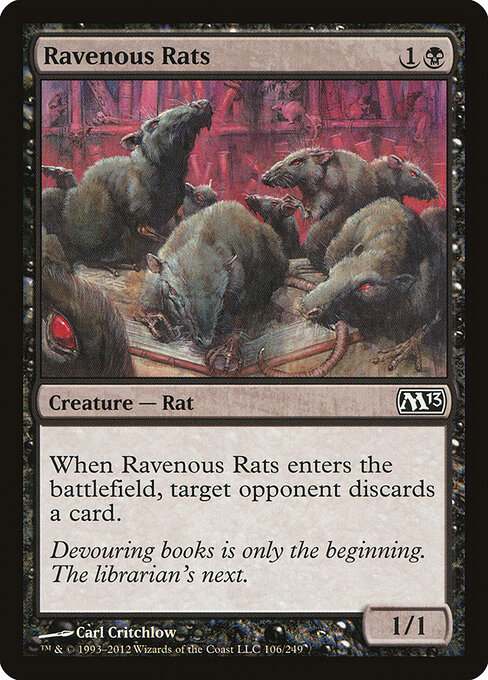 Magic 2013 - 106 - Ravenous Rats - Common