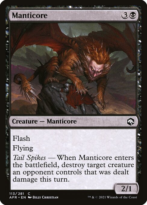 Adventures in the Forgotten Realms - 113 - Manticore - Common