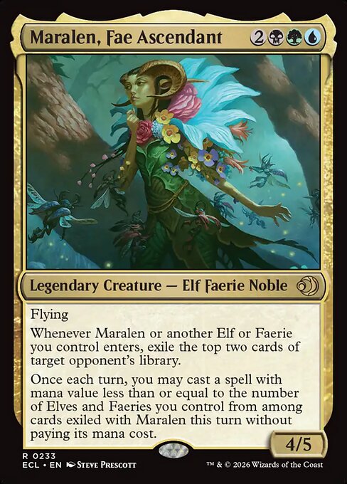 Lorwyn Eclipsed - 233 - Maralen, Fae Ascendant - Rare