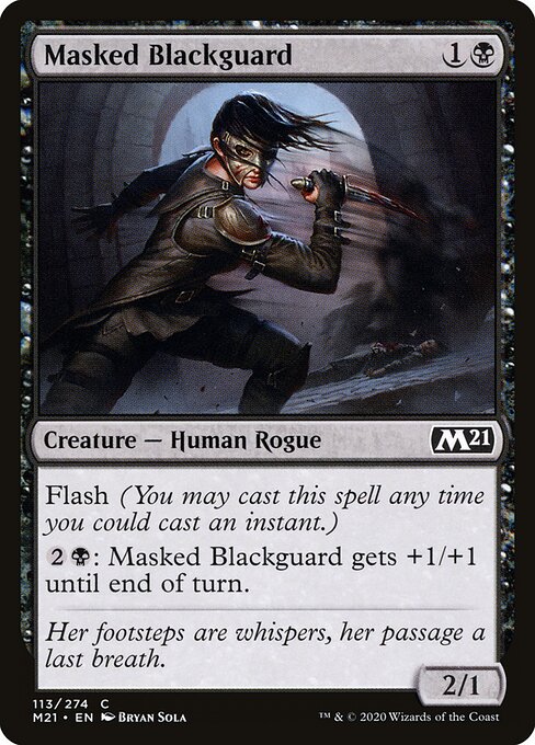 Core Set 2021 - 113 - Masked Blackguard - Common