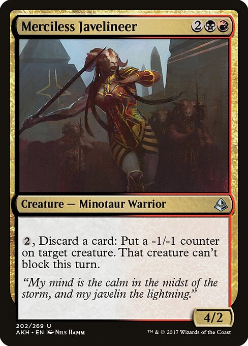 Amonkhet - 202 - Merciless Javelineer - Uncommon