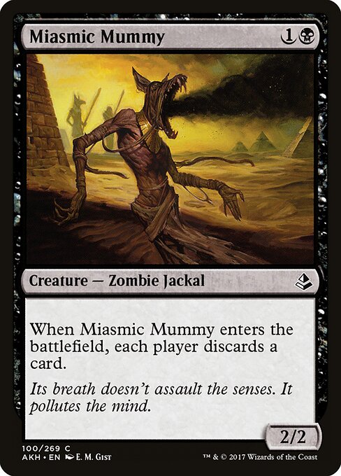 Amonkhet - 100 - Miasmic Mummy - Common